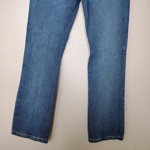 R.V.T Serve Piping Hot Patchwork Blue Jeans Sz 5/6 High Rise Straight Leg NWOT - Picture 13 of 15